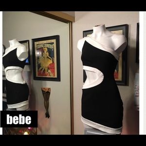 Bebe cut out clubbing dress 🥰